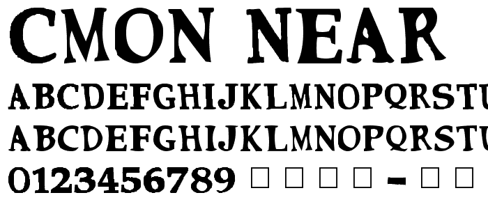 CMON NEAR font